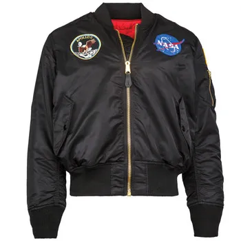 Alpha Industries Apollo Ma-1 Flight Jacket Black