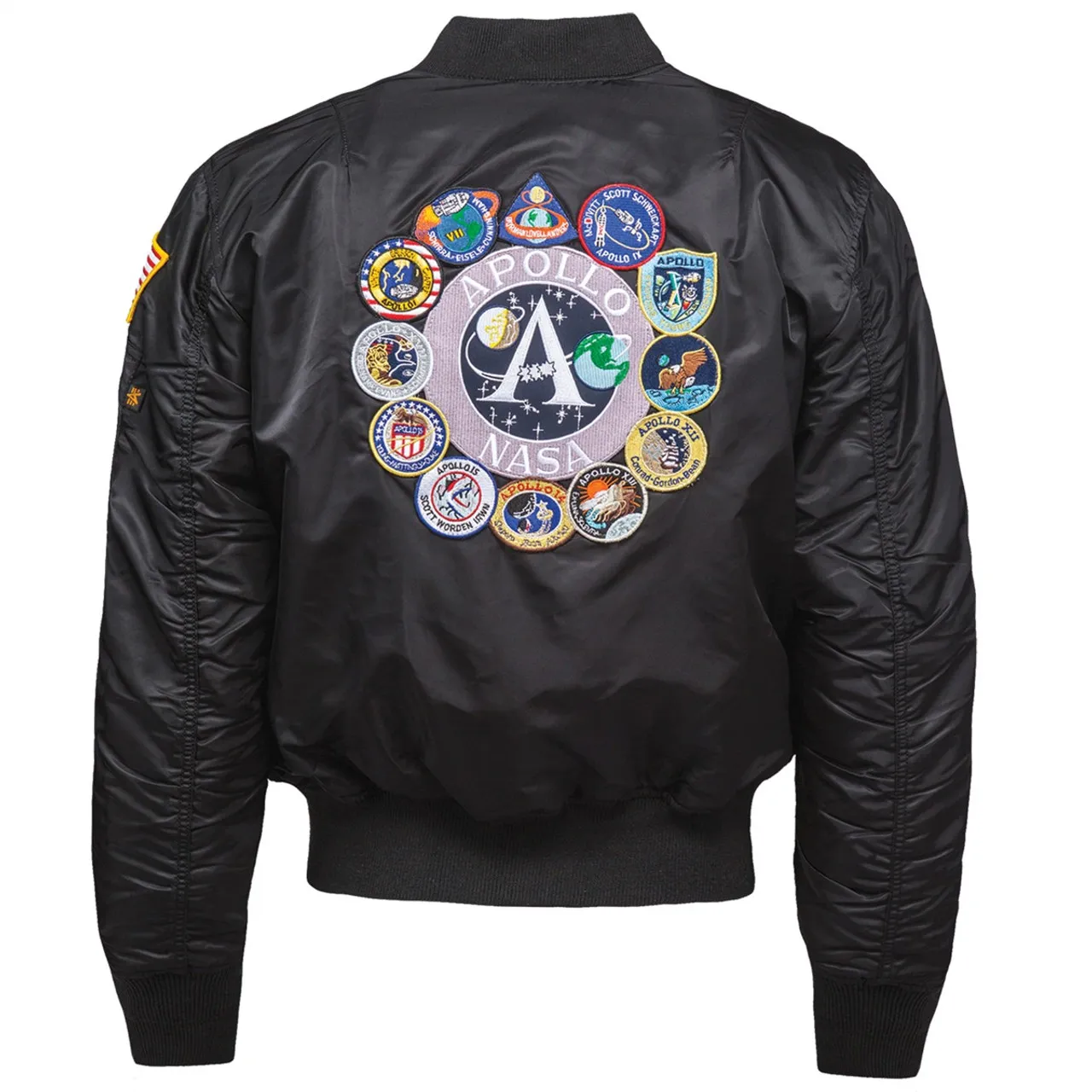 Alpha Industries Apollo Ma-1 Flight Jacket Black