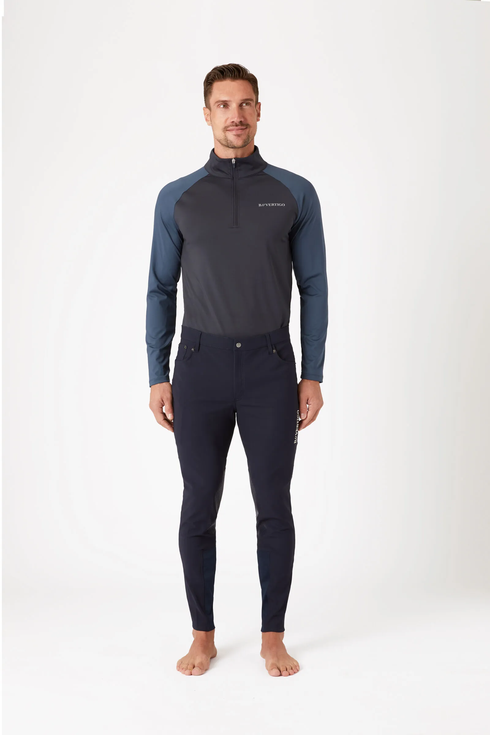 B Vertigo Pantalon d'équitation fonctionnel basanes pour homme Ethan