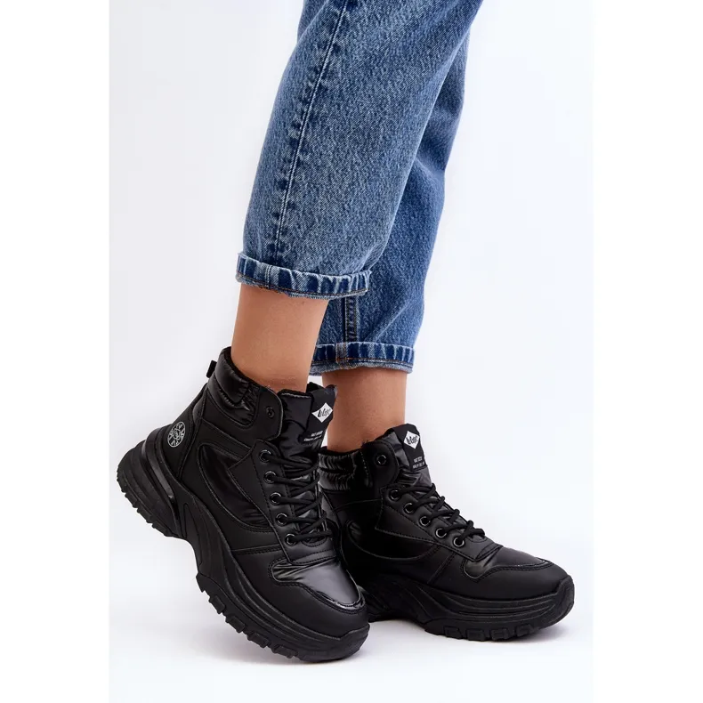 Bottines Femme Sur Semelle Épaisse Lee Cooper LCJ-23-44-1973L Noir le noir