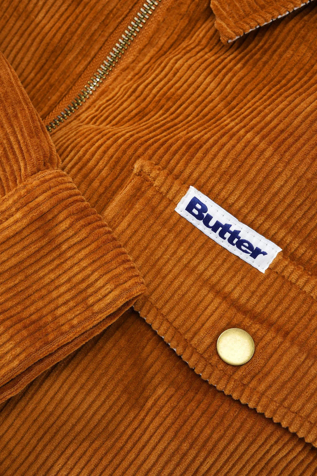 Butter goods Corduroy club jacket Rust - GRADUATE STORE