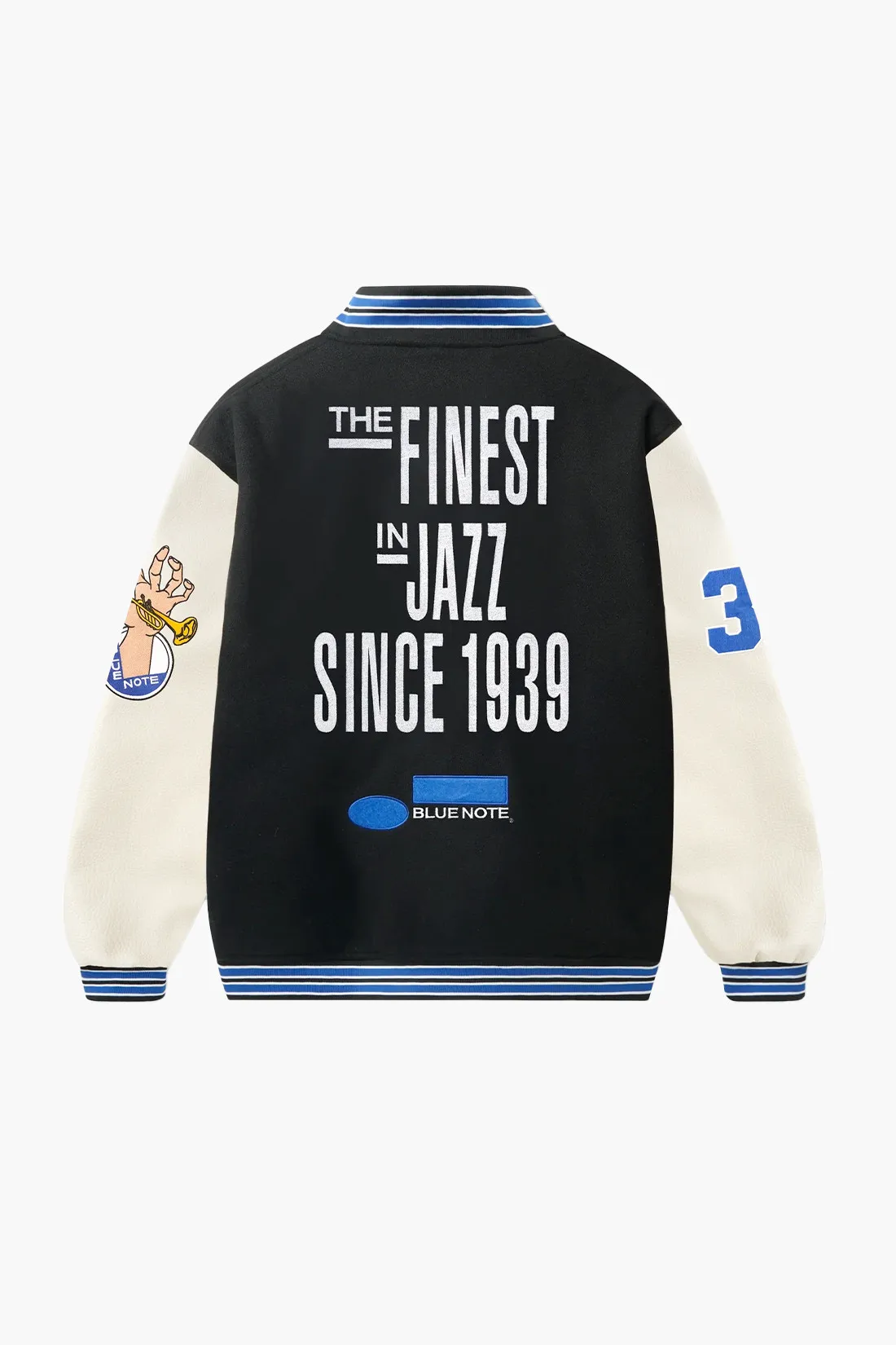 Butter x blue note Blue note varsity jacket Navy/cream - GRADUATE ...