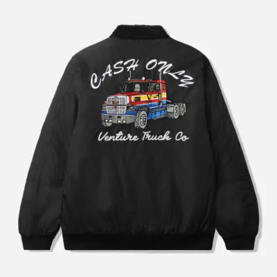 CASH ONLY x VENTURE - TRUCKER JACKET - Black 