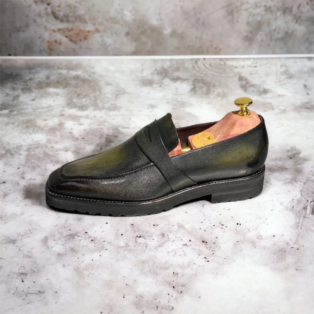 CM04 MOCASSIN PENNY LOAFER SEMELLE MICRO - 357 GRAMMES