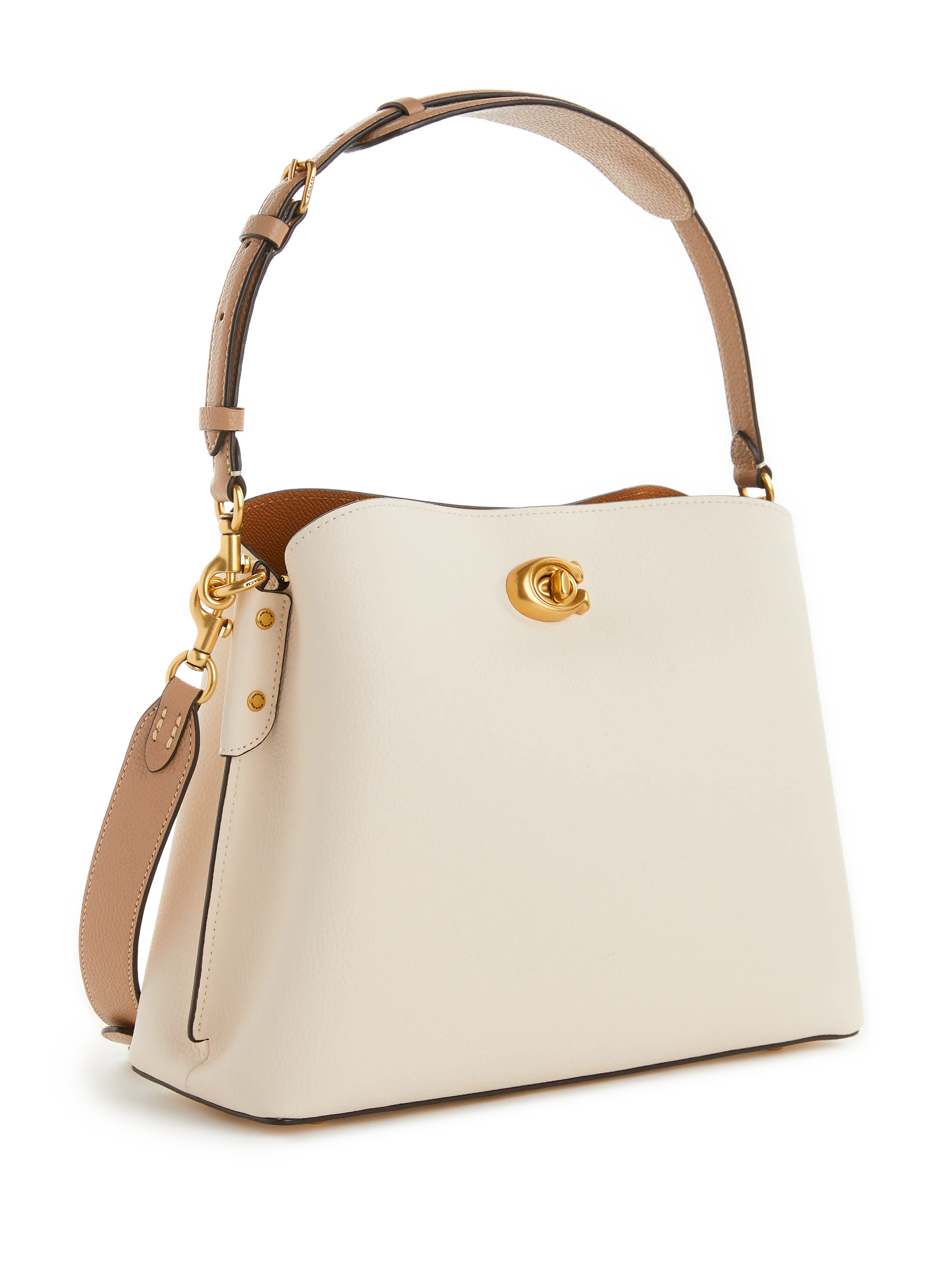 COACH  Sac porté épaule Willow en cuir - Blanc