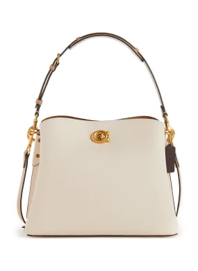 COACH  Sac porté épaule Willow en cuir - Blanc