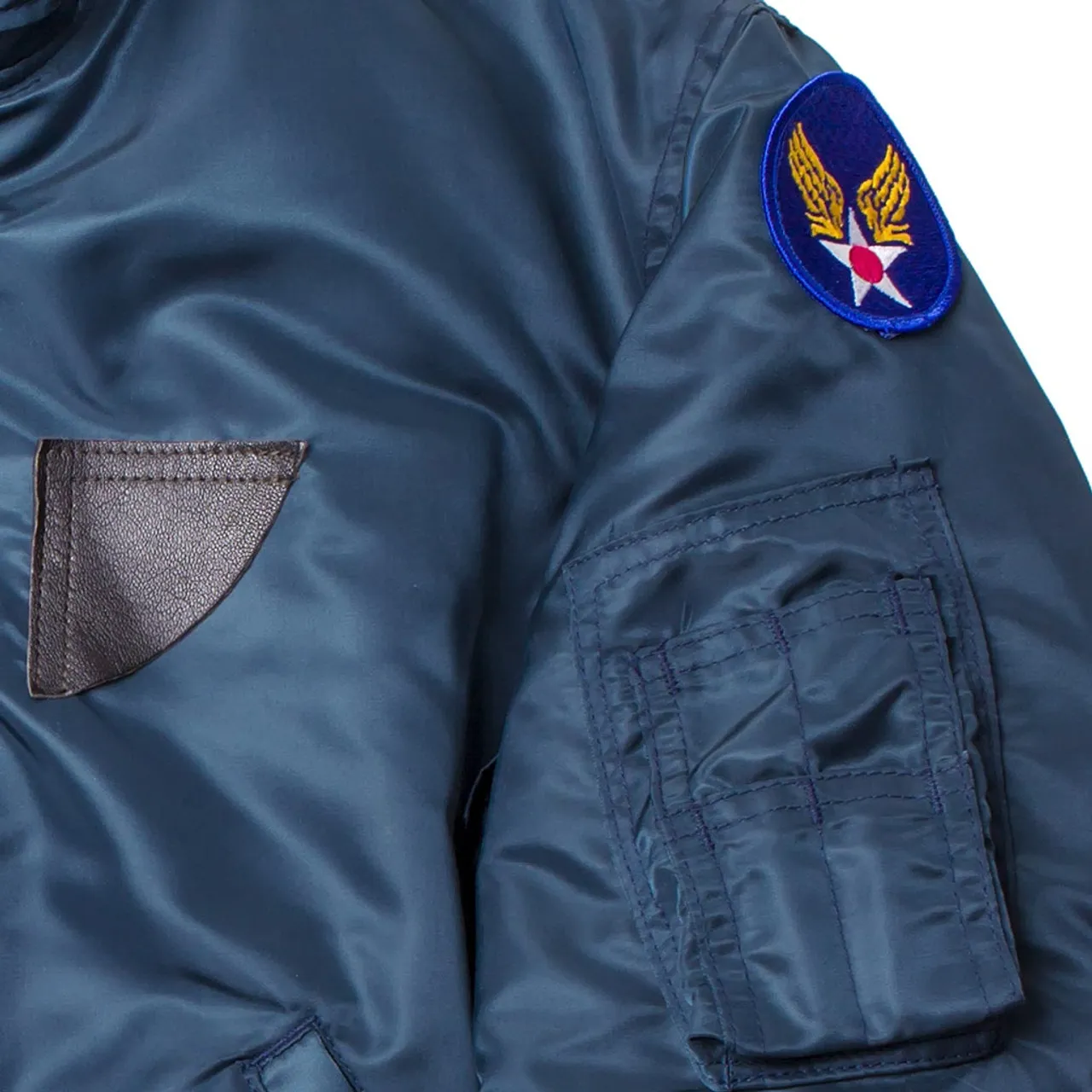 Cockpit USA B-15 Nylon Jacket AF Blue, Olive, USA Made