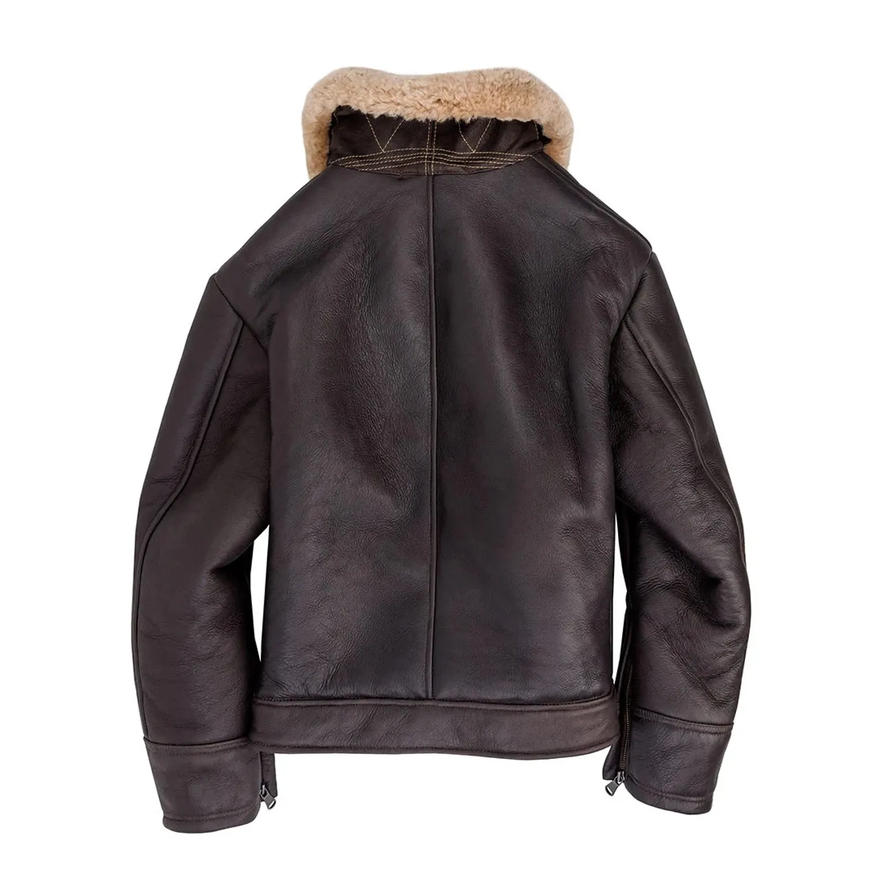 Cockpit USA B-2 Sheepskin Jacket Brown USA Made