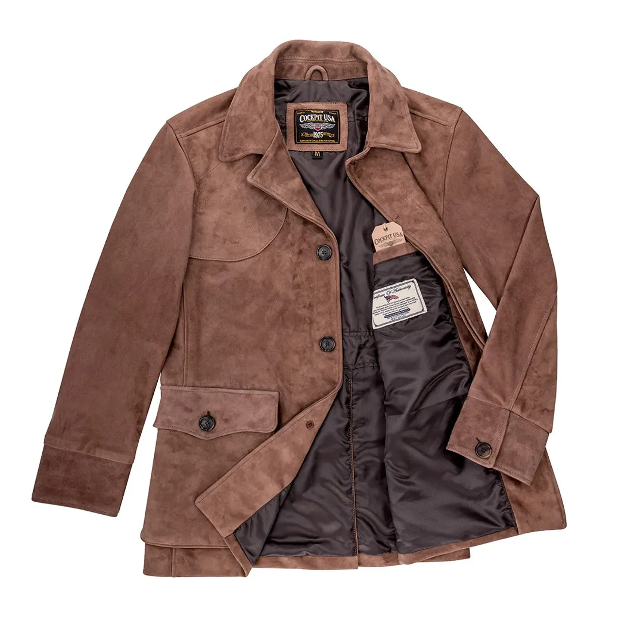 Cockpit USA "T.R. Suede Jacket" Brown USA Made