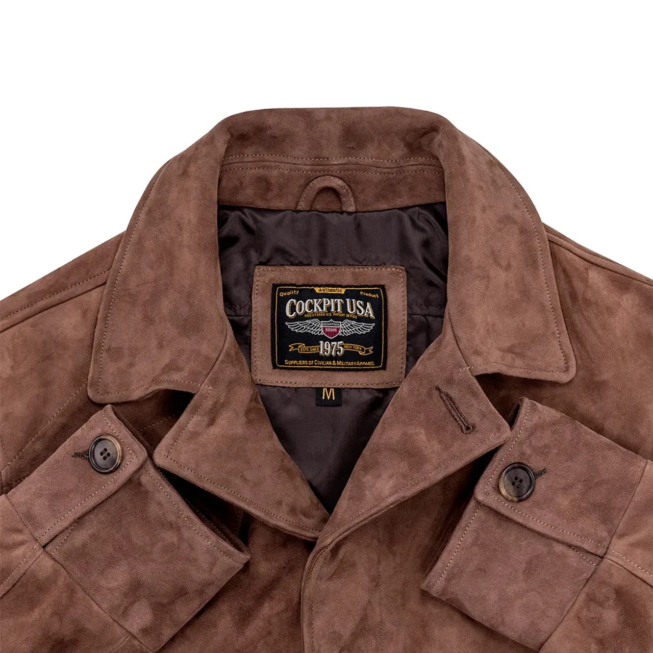 Cockpit USA "T.R. Suede Jacket" Brown USA Made