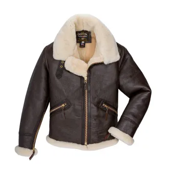 Cockpit USA Scout Sheepskin Jacket Brown USA Made