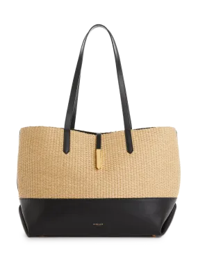 DEMELLIER LONDON  Sac cabas Tokyo en paille - Beige