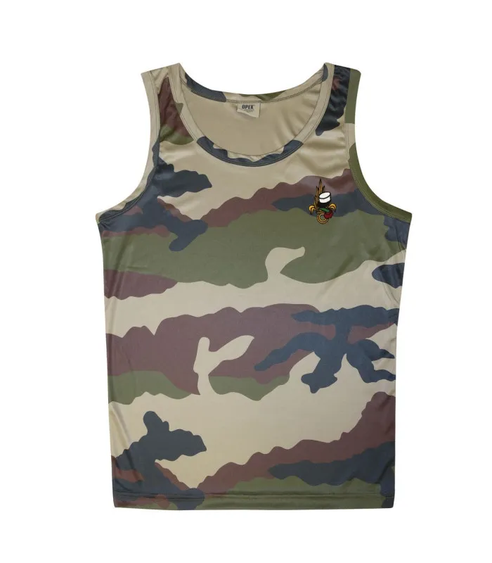 Débardeur cooldry camo CE brodé légion