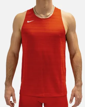 Débardeur de running Nike Stock Rouge pour homme