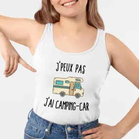 Débardeur Femme J'peux pas j'ai camping-car