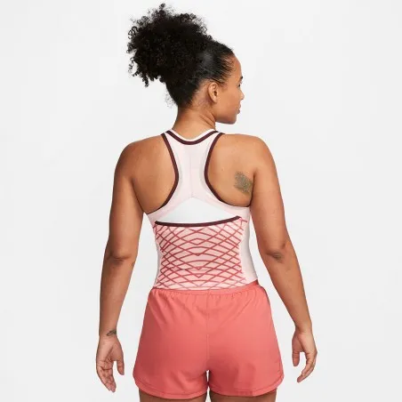 Débardeur Femme NikeCourt Dri-FIT Slam Paris Rose