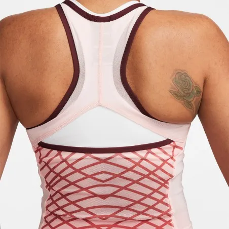 Débardeur Femme NikeCourt Dri-FIT Slam Paris Rose