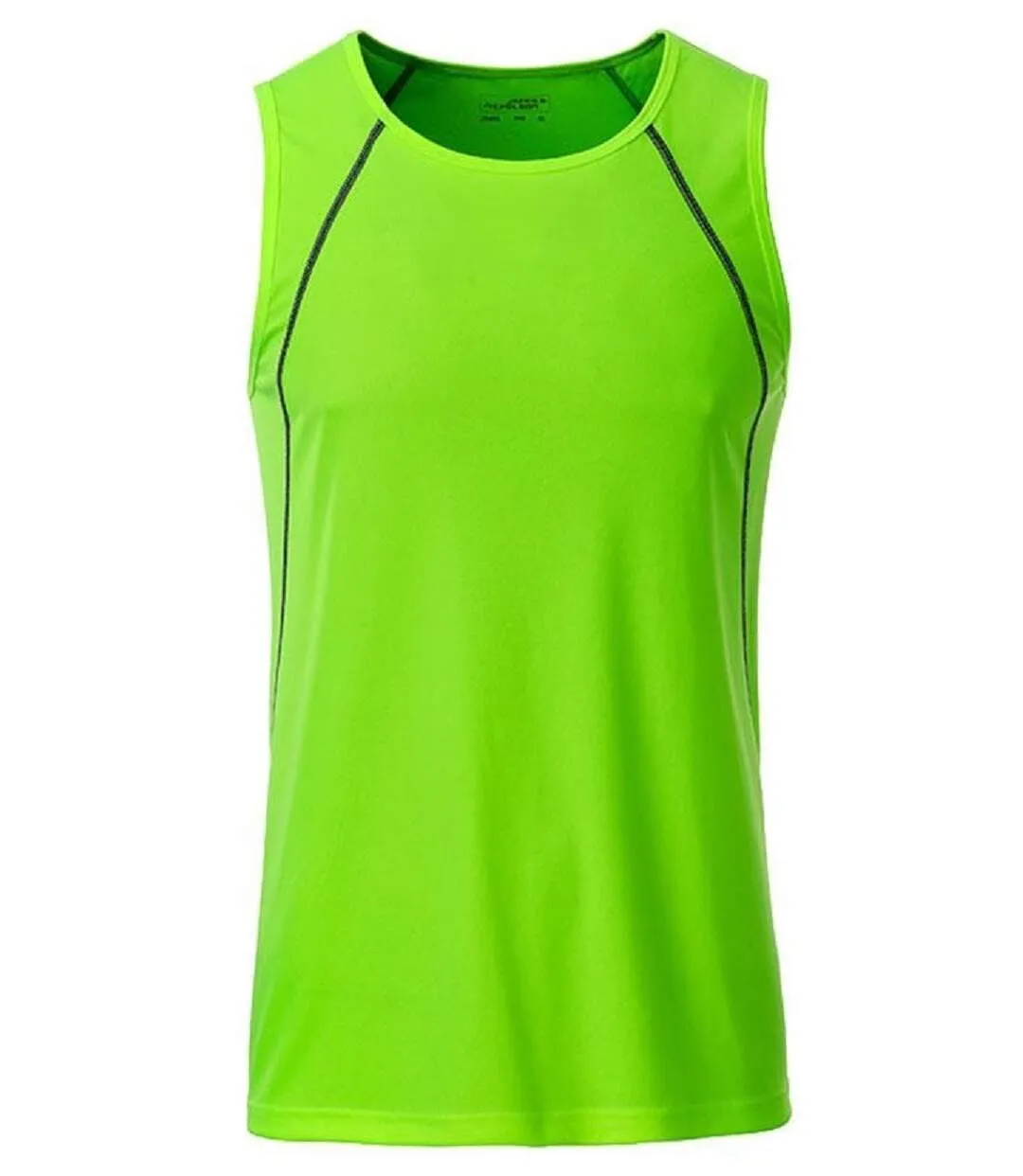 Débardeur running respirant - Homme - JN494 - vert vif