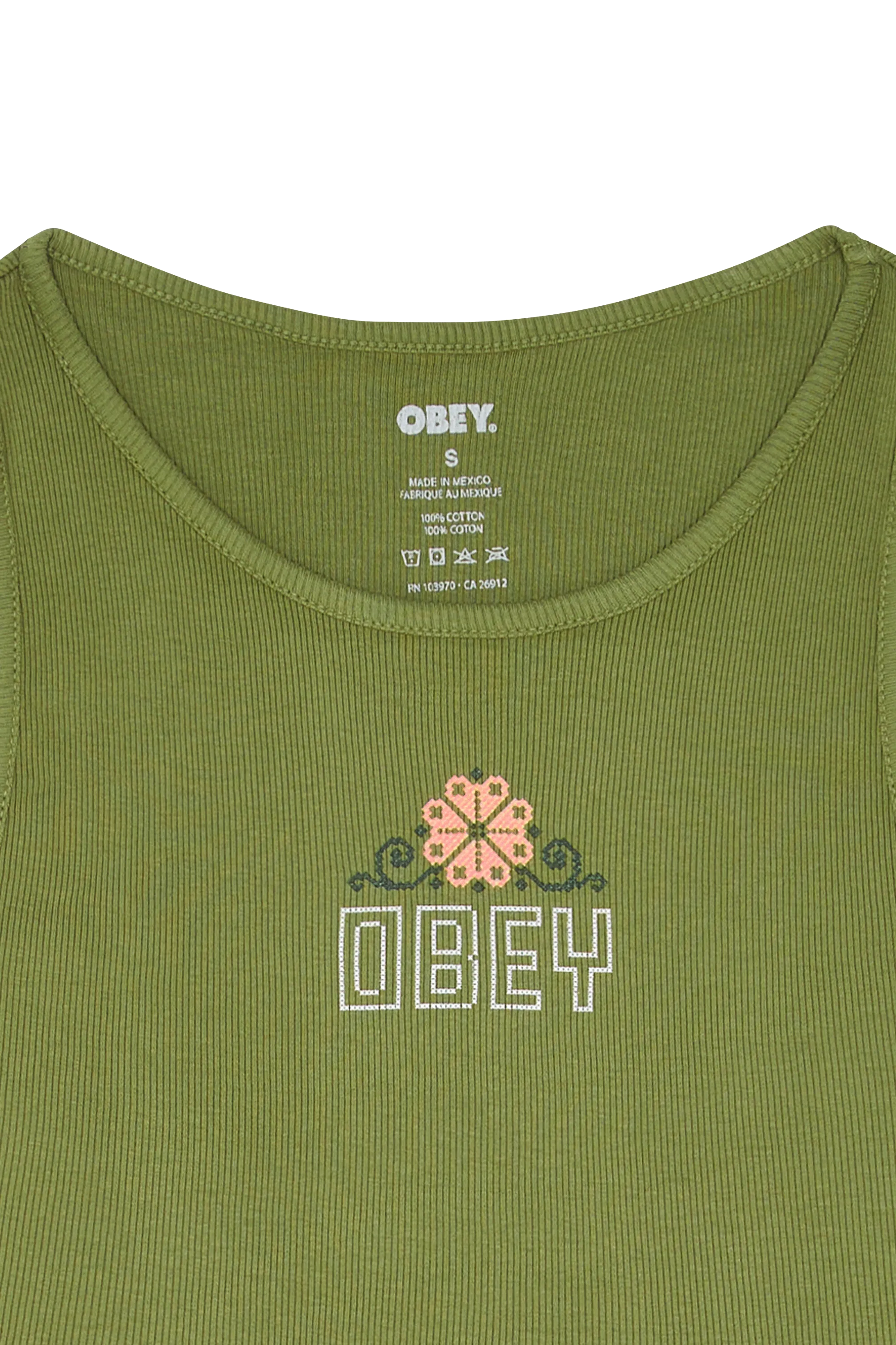 Débardeur Vert Obey - Femme | Citadium