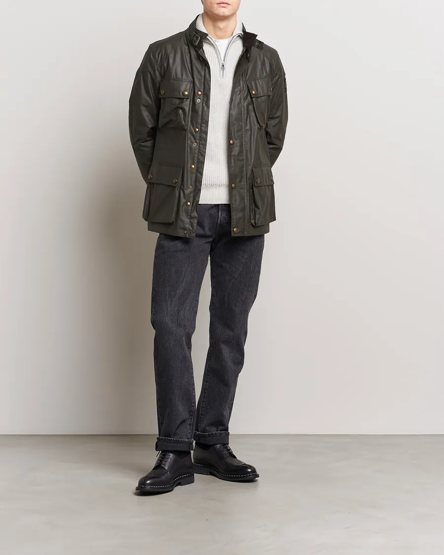 Fieldmaster Waxed Jacket Faded Olive