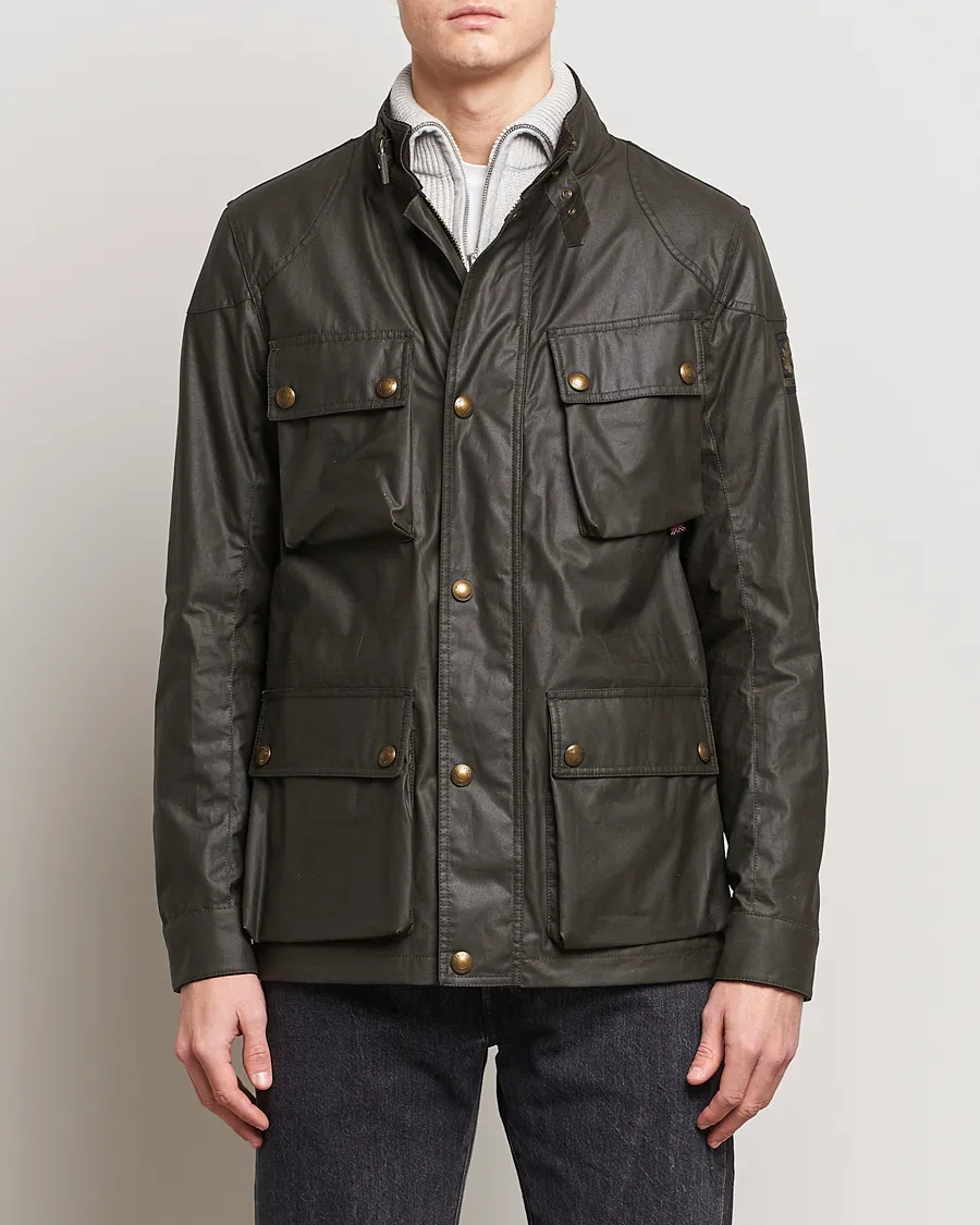 Fieldmaster Waxed Jacket Faded Olive