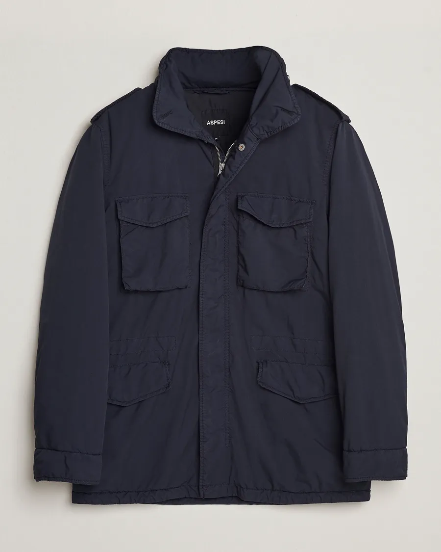 Garment Dyed Field Jacket Navy