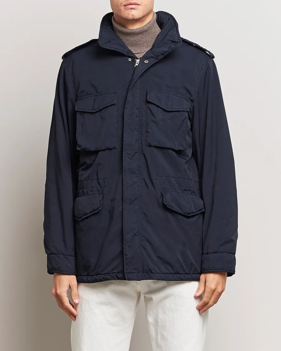 Garment Dyed Field Jacket Navy