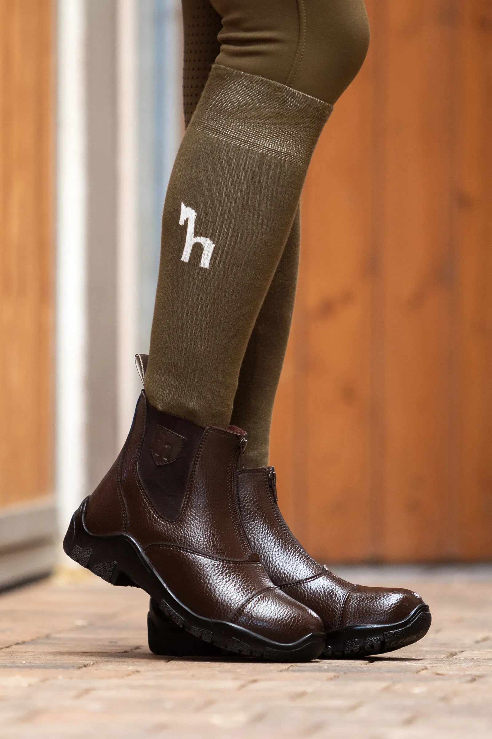 Horze Bottines Jodhpurs PU pour l'hiver Idaho, femme