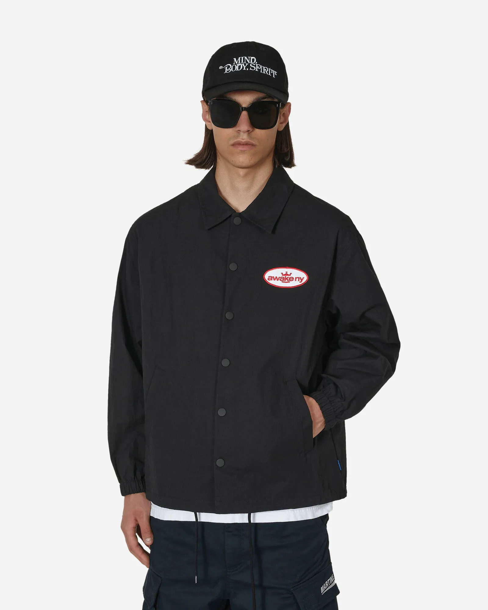 King Logo Twill Coaches Jacket