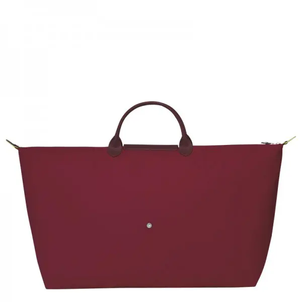 Longchamp - Sac de voyage Le Pliage Green M Rouge