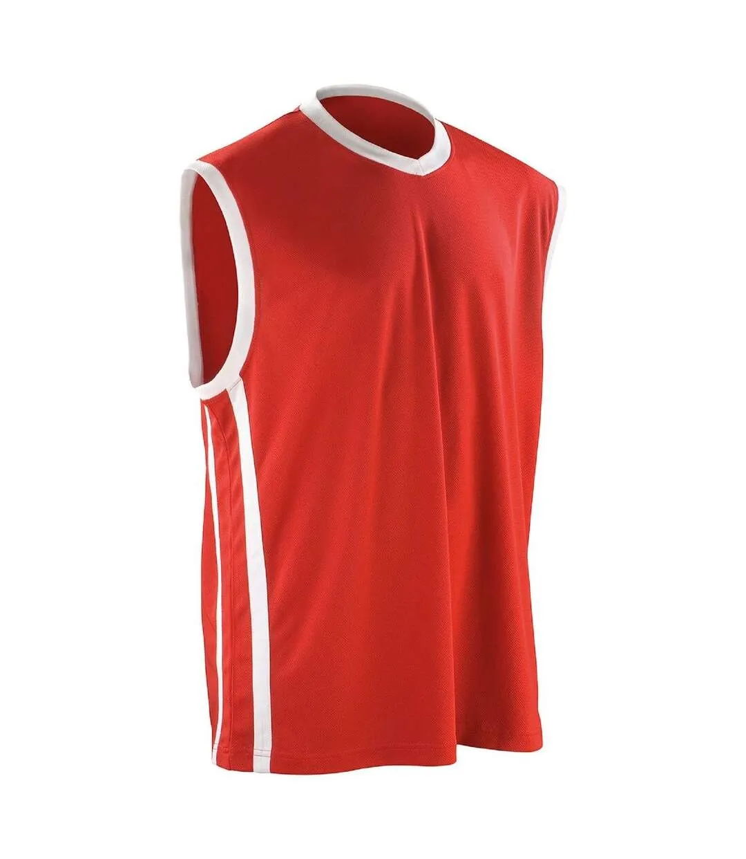 Maillot débardeur col V - basket-ball - Homme - S278M - rouge