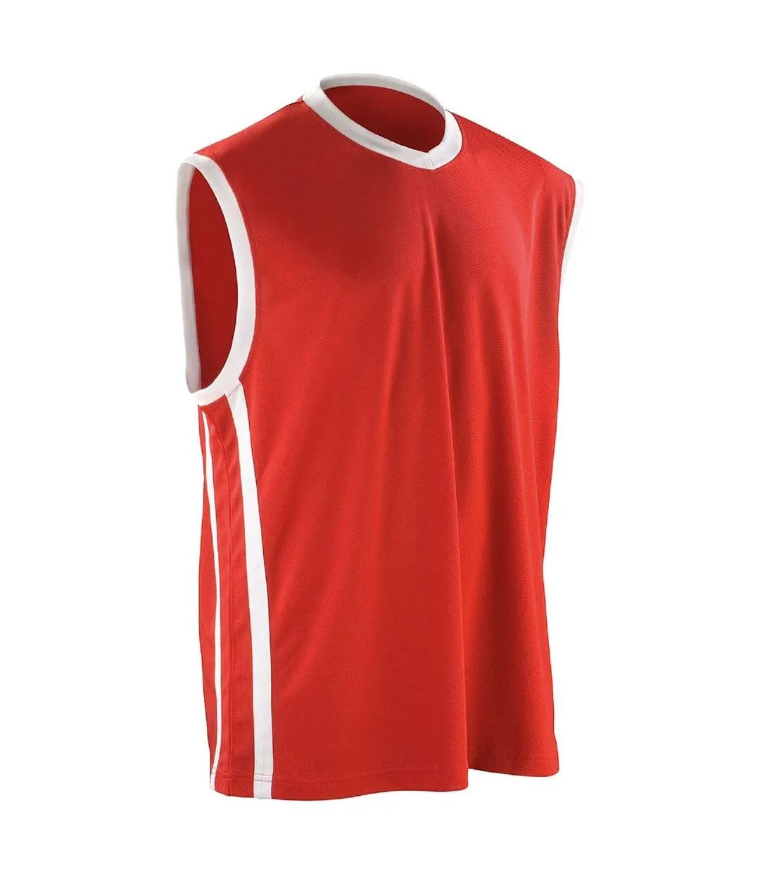 Maillot débardeur col V - basket-ball - Homme - S278M - rouge