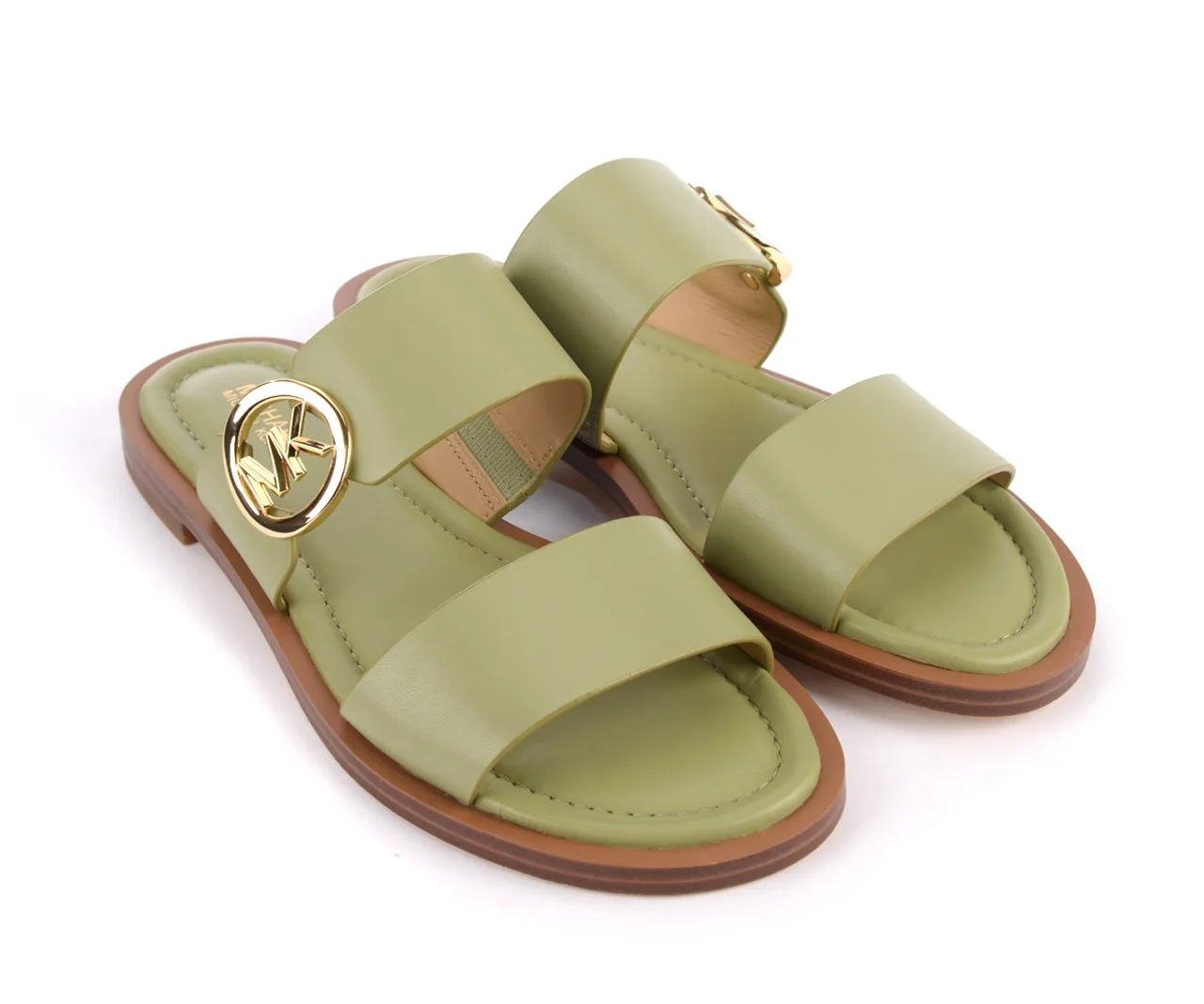 Michael Kors Sandale Summer en cuir vert sauge