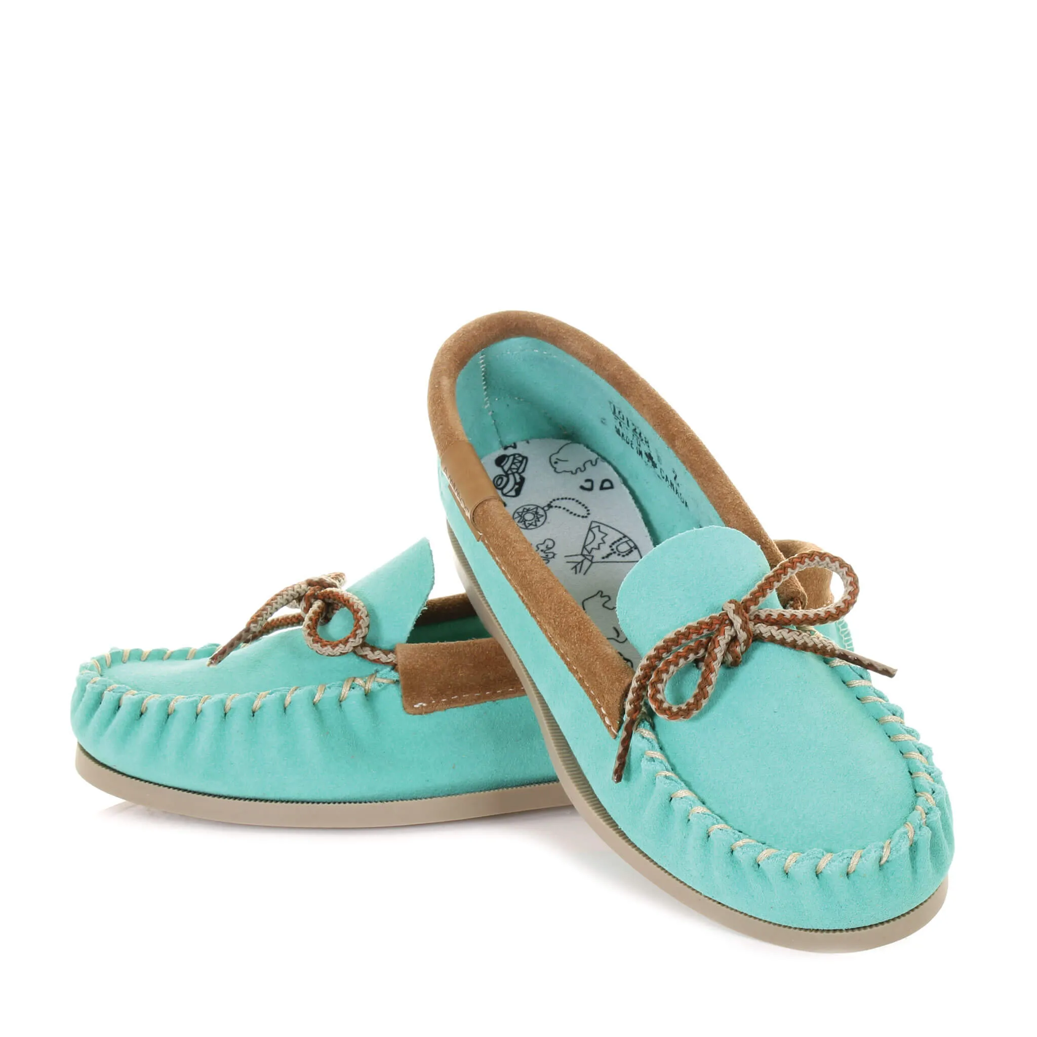 Mocassin Canada Mocc pour femme - Menthe