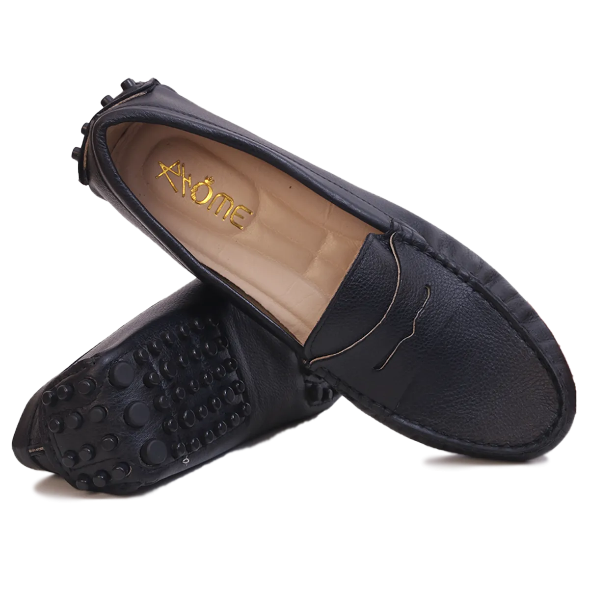 Mocassin en Cuir Noir 2020