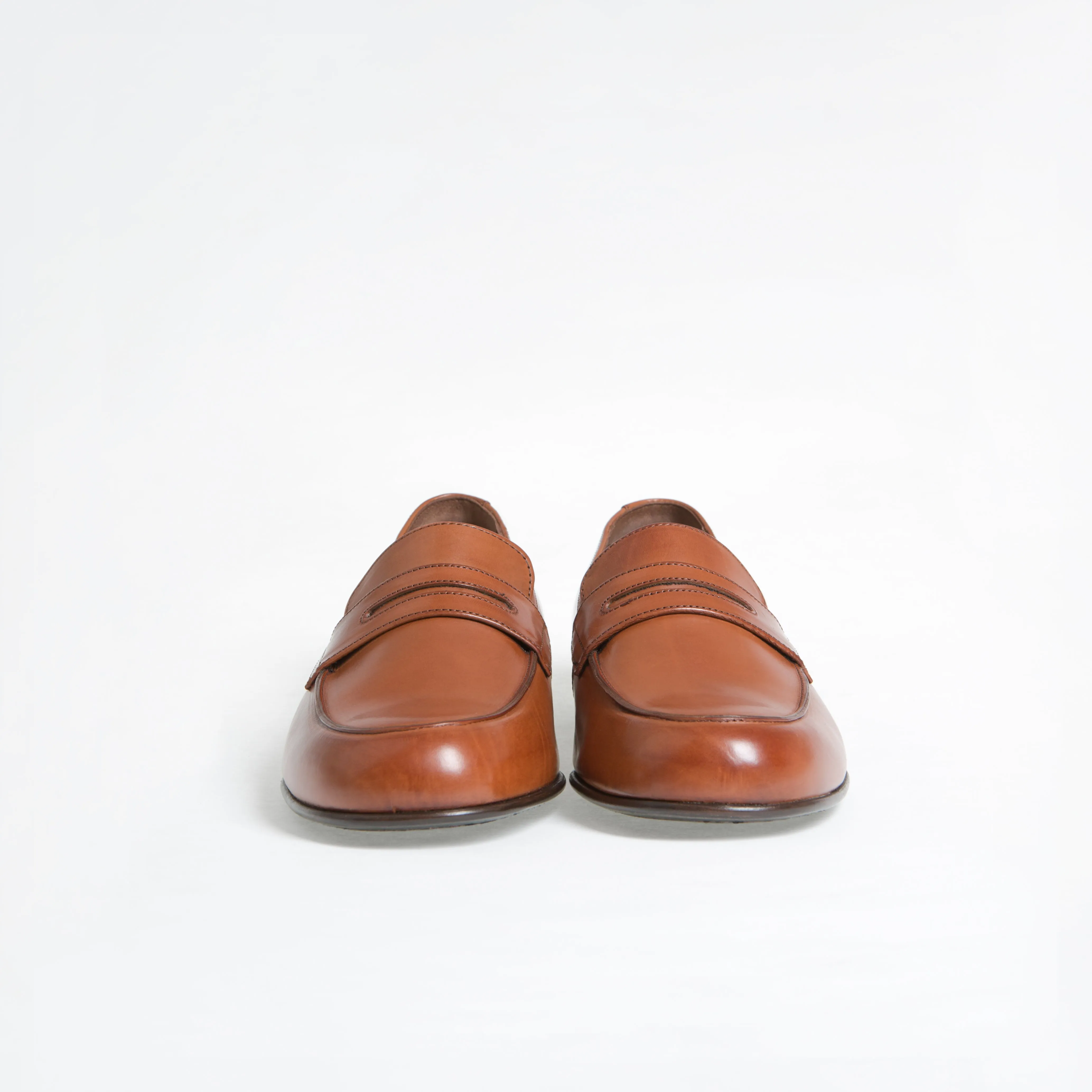 Mocassin Serge cuir camel