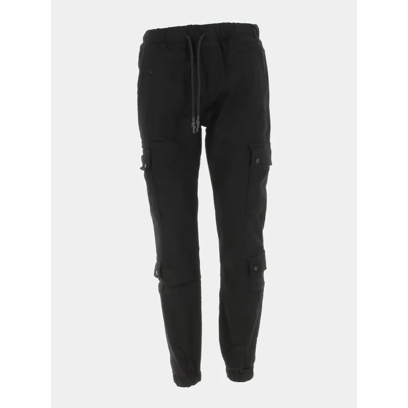 Pantalon cargo resséré noir homme - Project X Paris | wimod