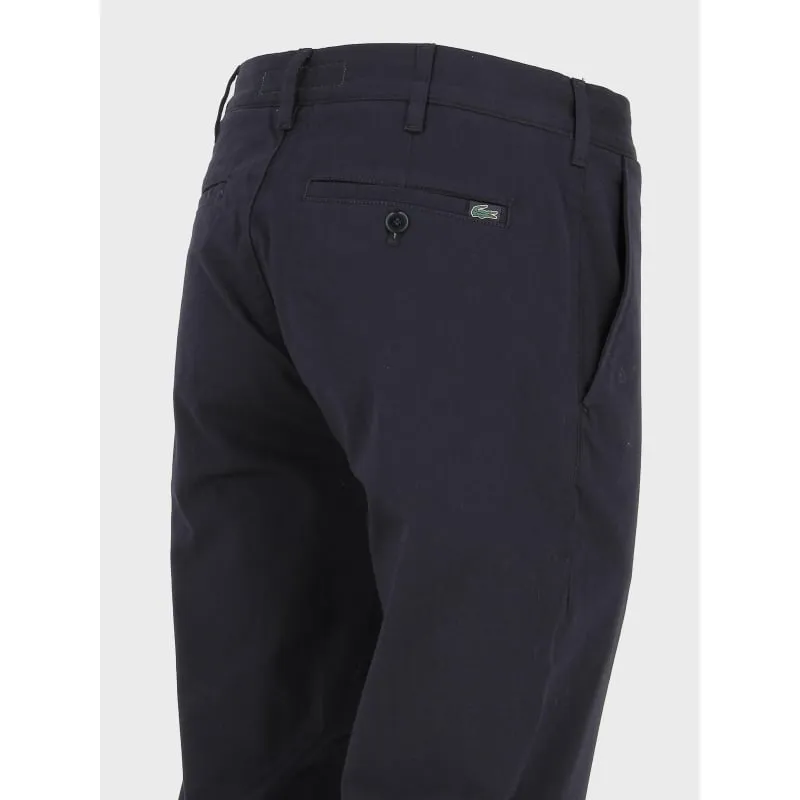 Pantalon chino core essentials bleu marine homme - Lacoste | wimod