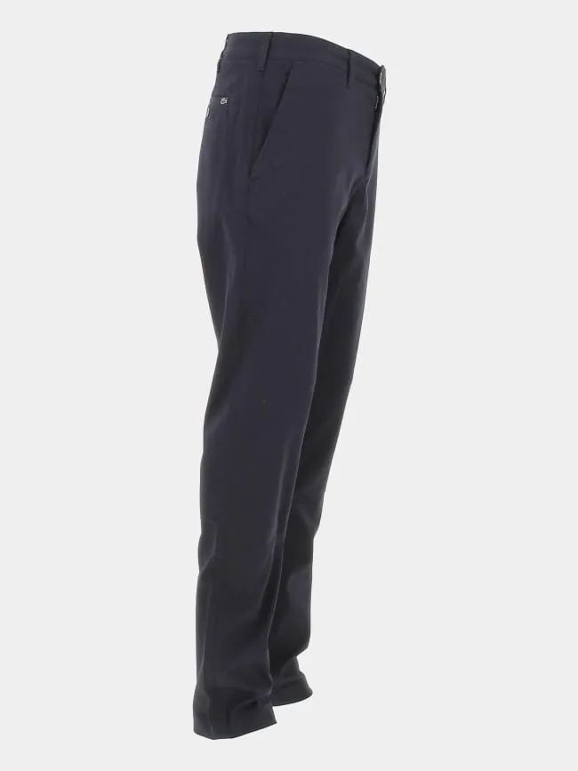 Pantalon chino core essentials bleu marine homme - Lacoste | wimod