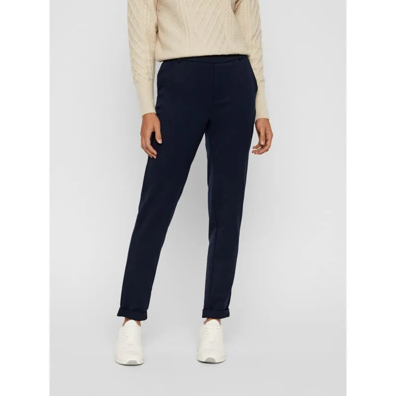 Pantalon chino slim co blend maron femme - Tommy Hilfiger | wimod