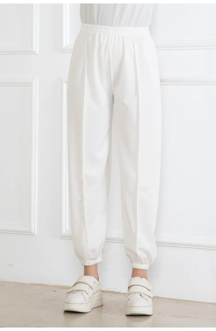 Pantalon De Sport Elastique 303-04 Blanc 303-04