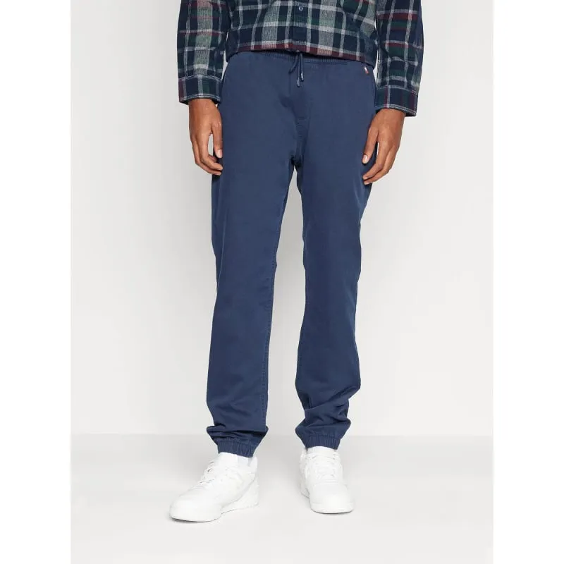 Pantalon denton structuré bleu marine homme - Tommy Hilfiger | wimod