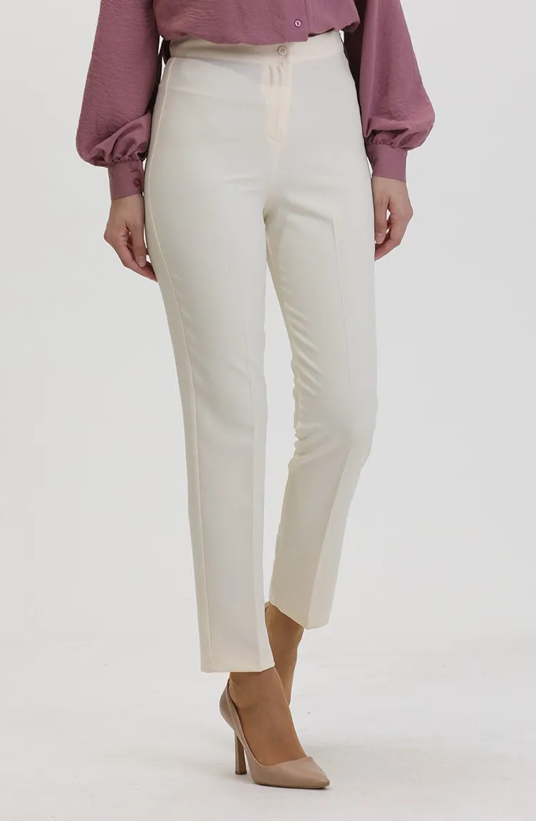 Pantalon Droit 1153-05 Crème 1153-05