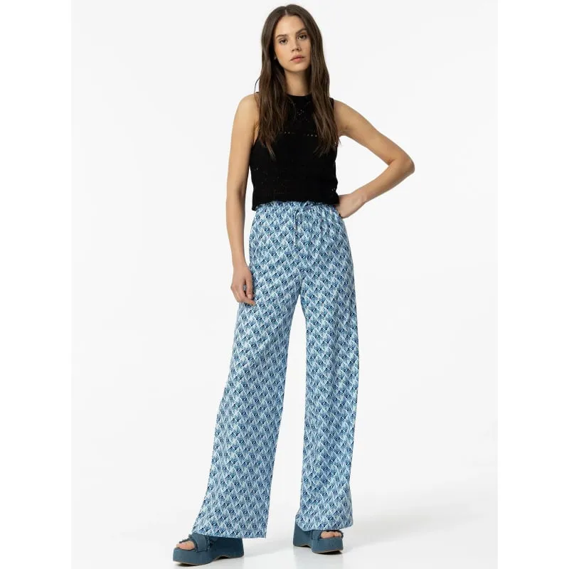 Pantalon droit taca bleu marine femme - Morgan | wimod