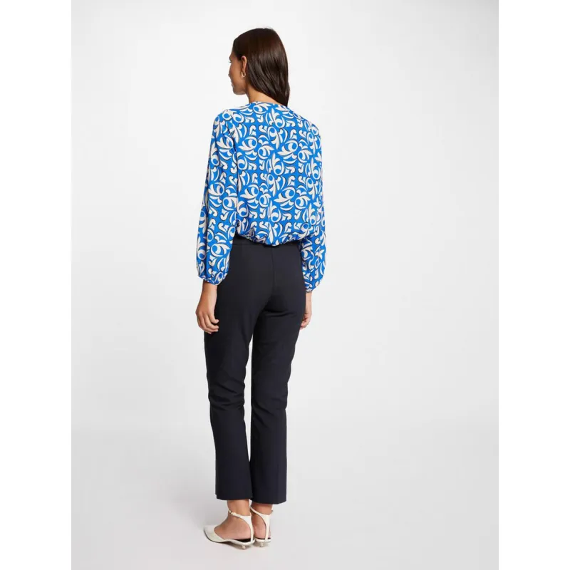 Pantalon droit taca bleu marine femme - Morgan | wimod