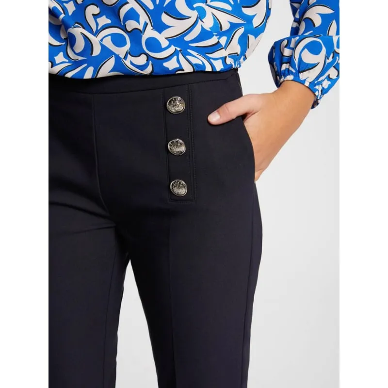 Pantalon droit taca bleu marine femme - Morgan | wimod