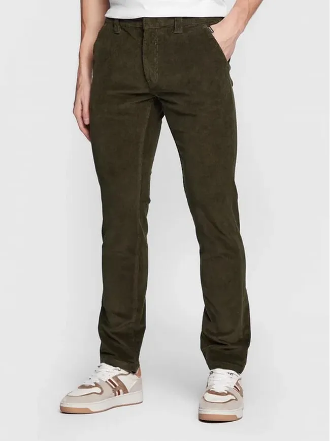 Pantalon effet velours vert homme - Blend | wimod