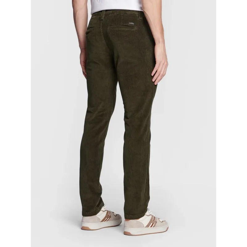 Pantalon effet velours vert homme - Blend | wimod