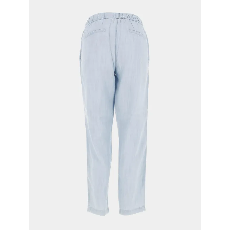 Pantalon fluide ample bleu femme - Sun Valley | wimod