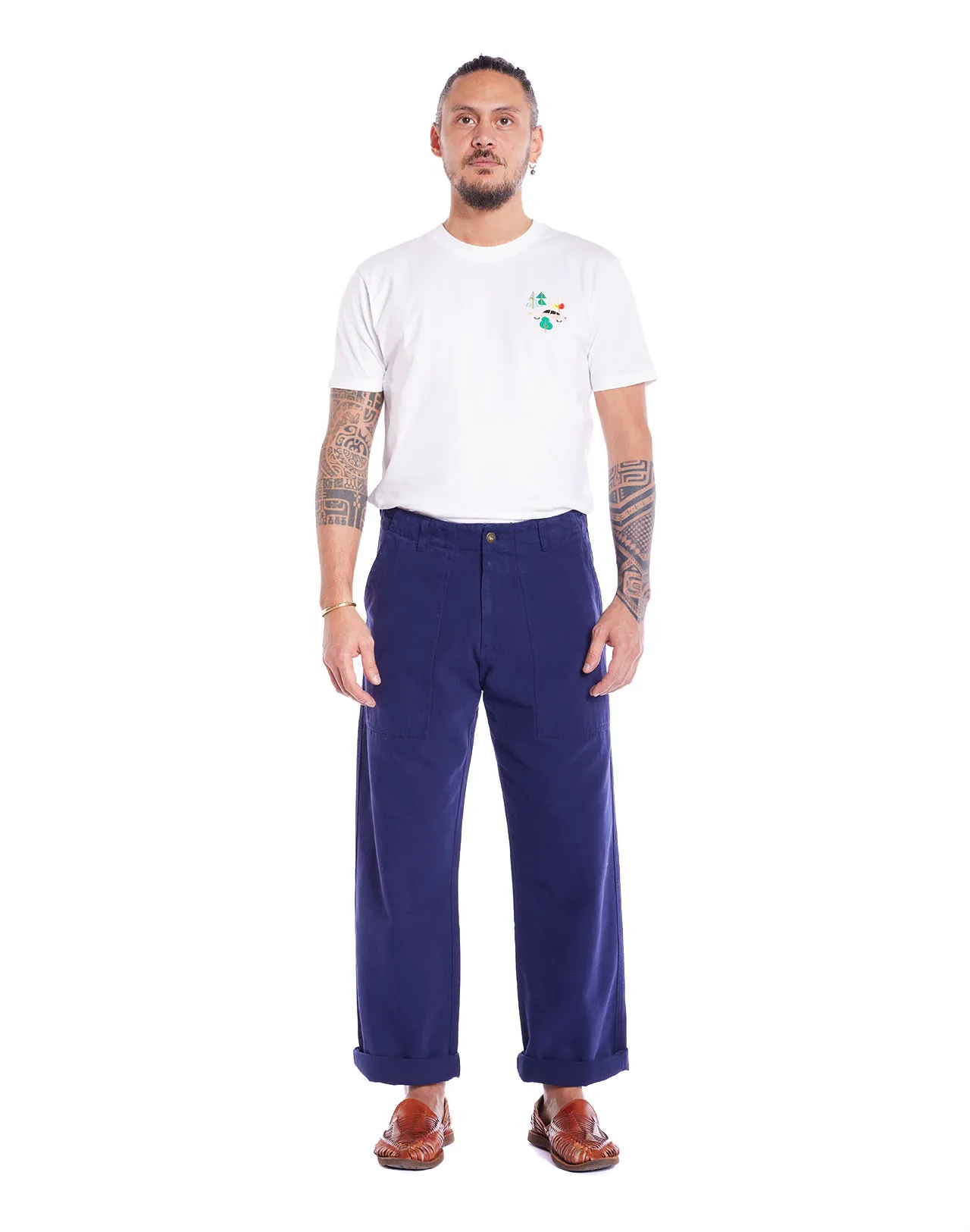 Pantalon Gamal Taille 34 US Couleurs Écru